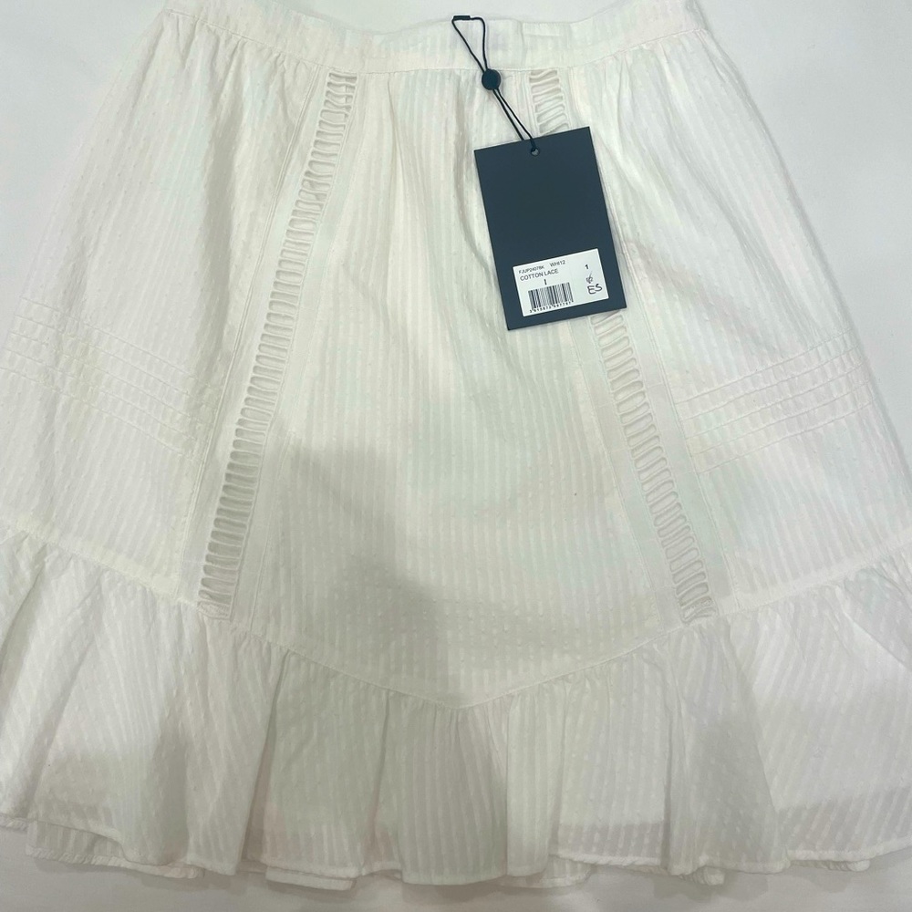 The kooples breezy white skirt